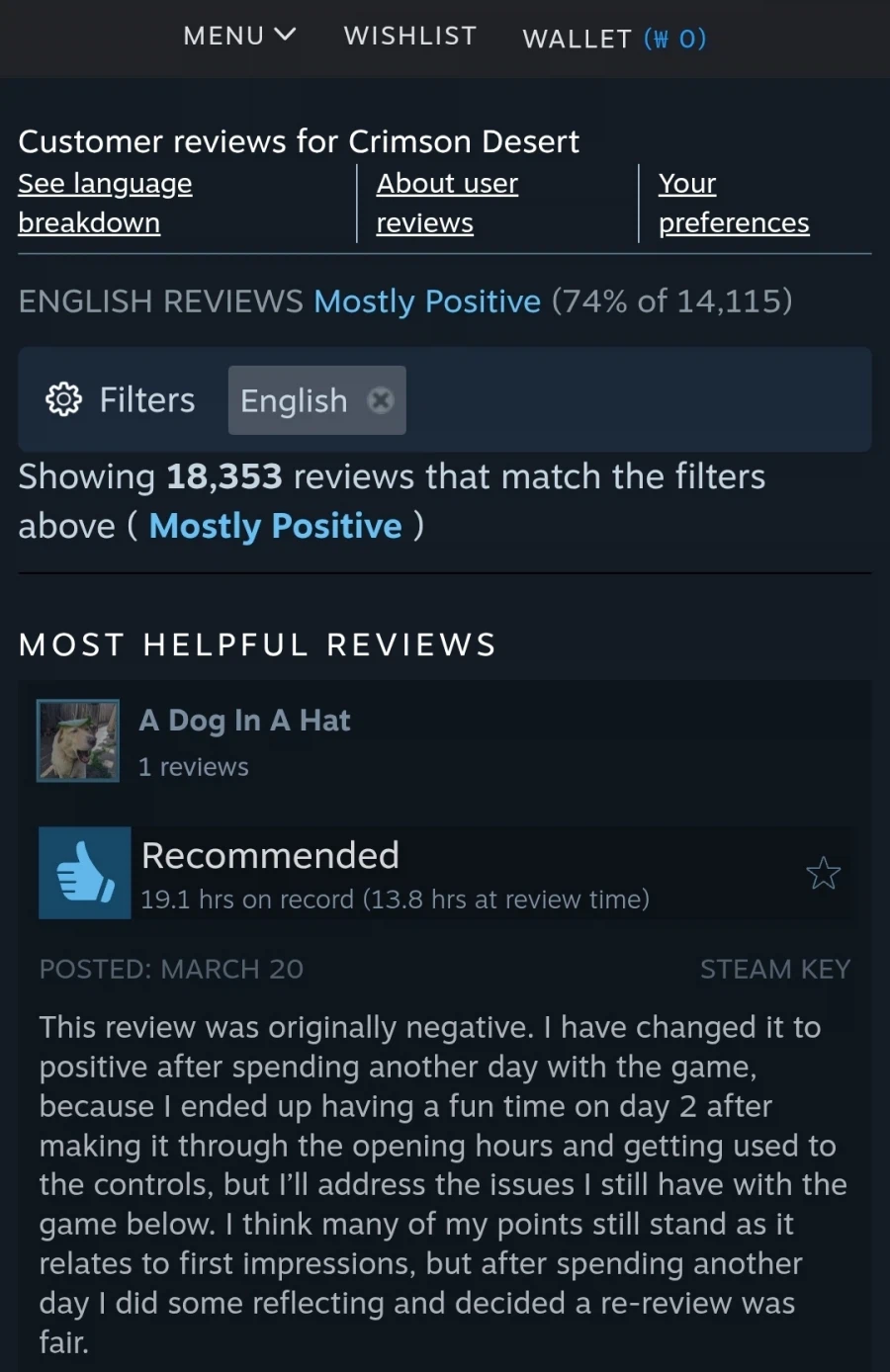 붉은사막 스팀유저 평점 점점 긍정적 변경 중_2.webp