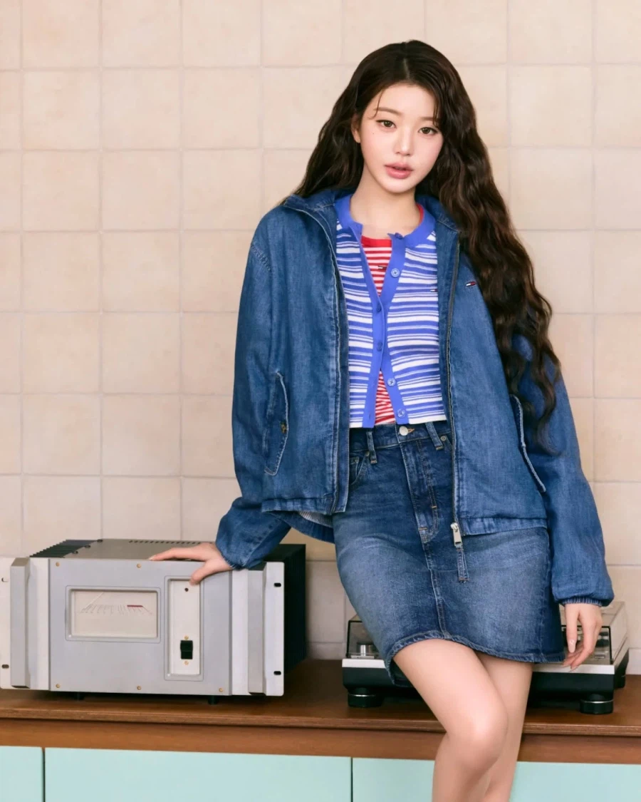 [장원영] 신학기 룩 미쳤다🔥타미 진스 2026 봄 캠페인_2.webp