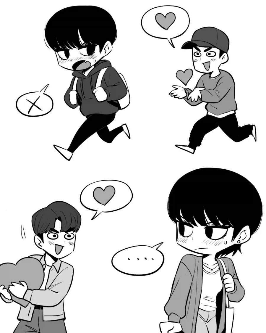 숏컷녀가 철벽치는 만화_3.webp