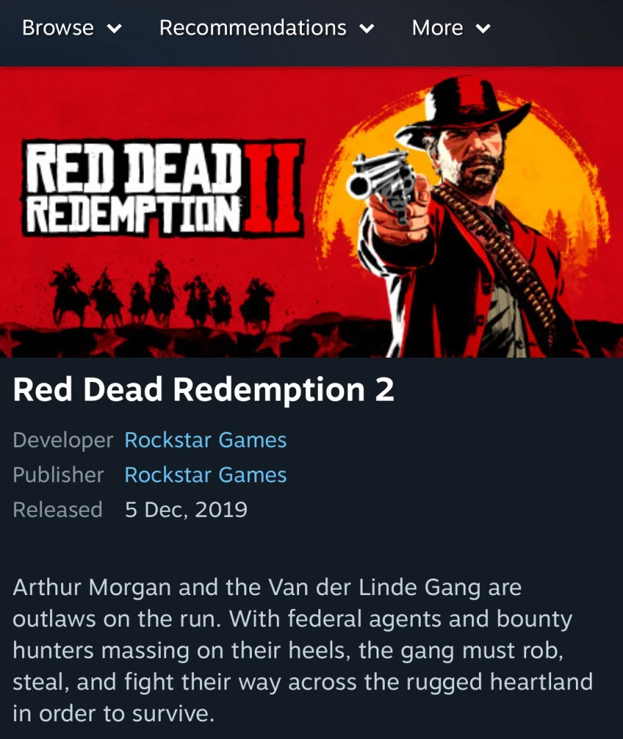 [스팀] 레드 데드 리뎀션 2 (18,250원)_1.webp