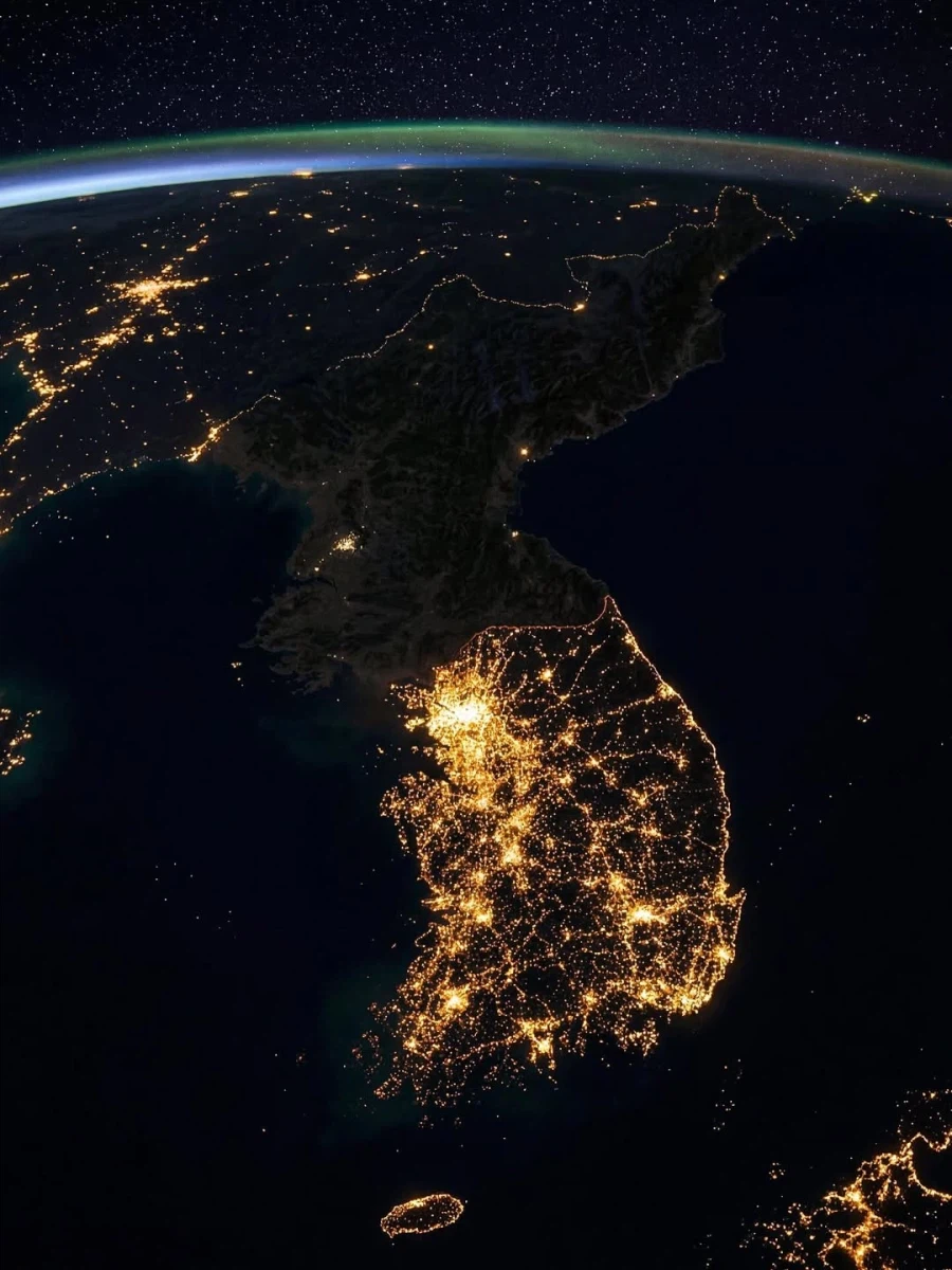 한반도 야경 사진 보며 새삼 느끼는건데_1.webp