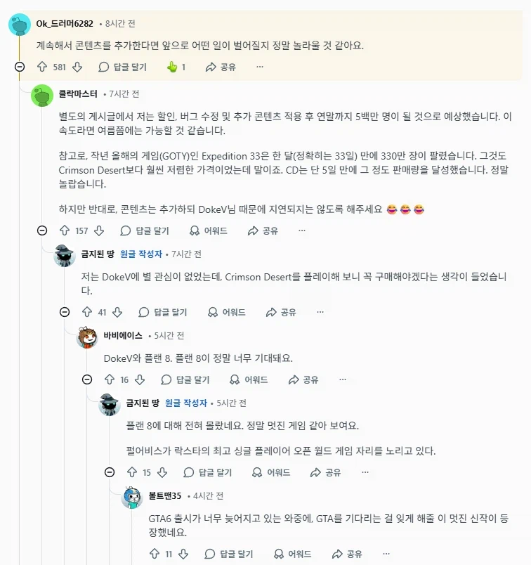 붉은사막 해외 간증 모음_13.webp