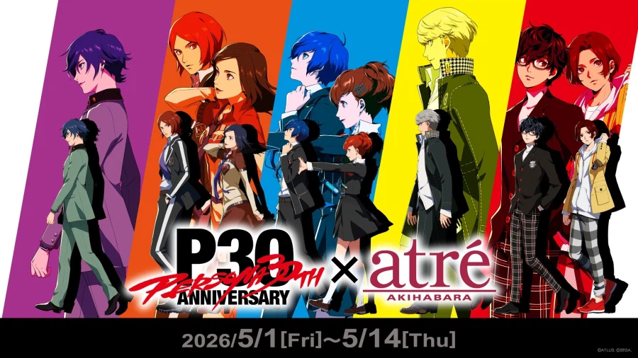 페르소나 30th × 아트레 아키하바라 콜라보 일러스트 공개_1.webp