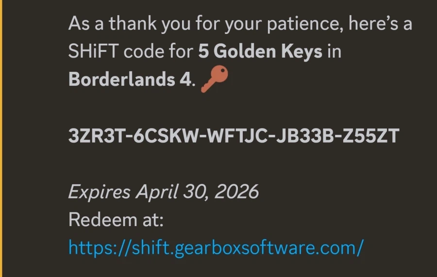 버그 수정 보상 골드키(5) 코드입니다._1.webp