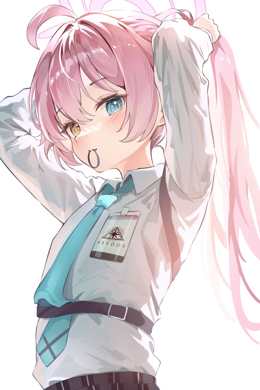 블루아카) 출근 준비를 하는 호시노_1.webp