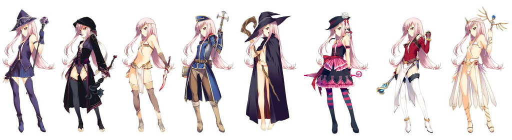 [psp] 투하트 던전 트러블러즈. 전캐릭터 의상 사진_14.jpg