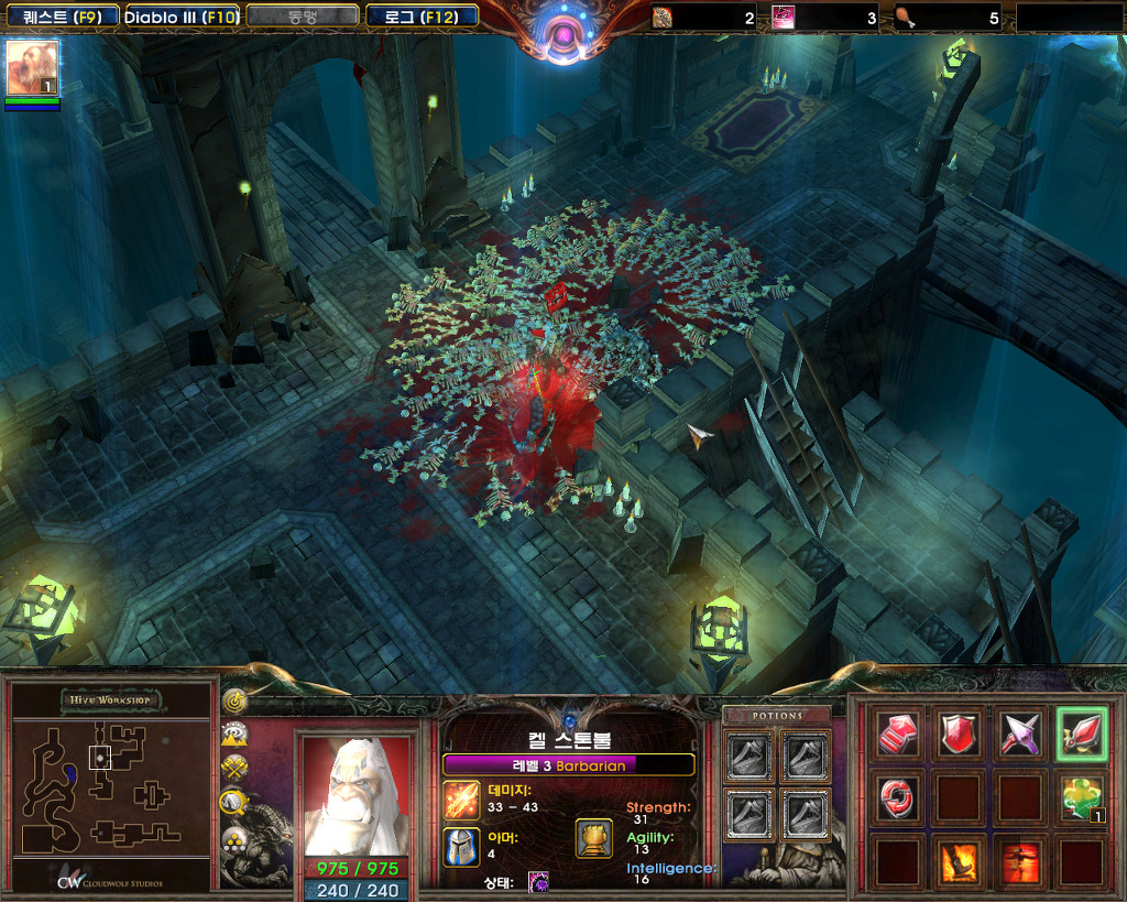 워크래프트3로 즐기는 디아블로3 모드 (바바리안 플레이)_26.jpg