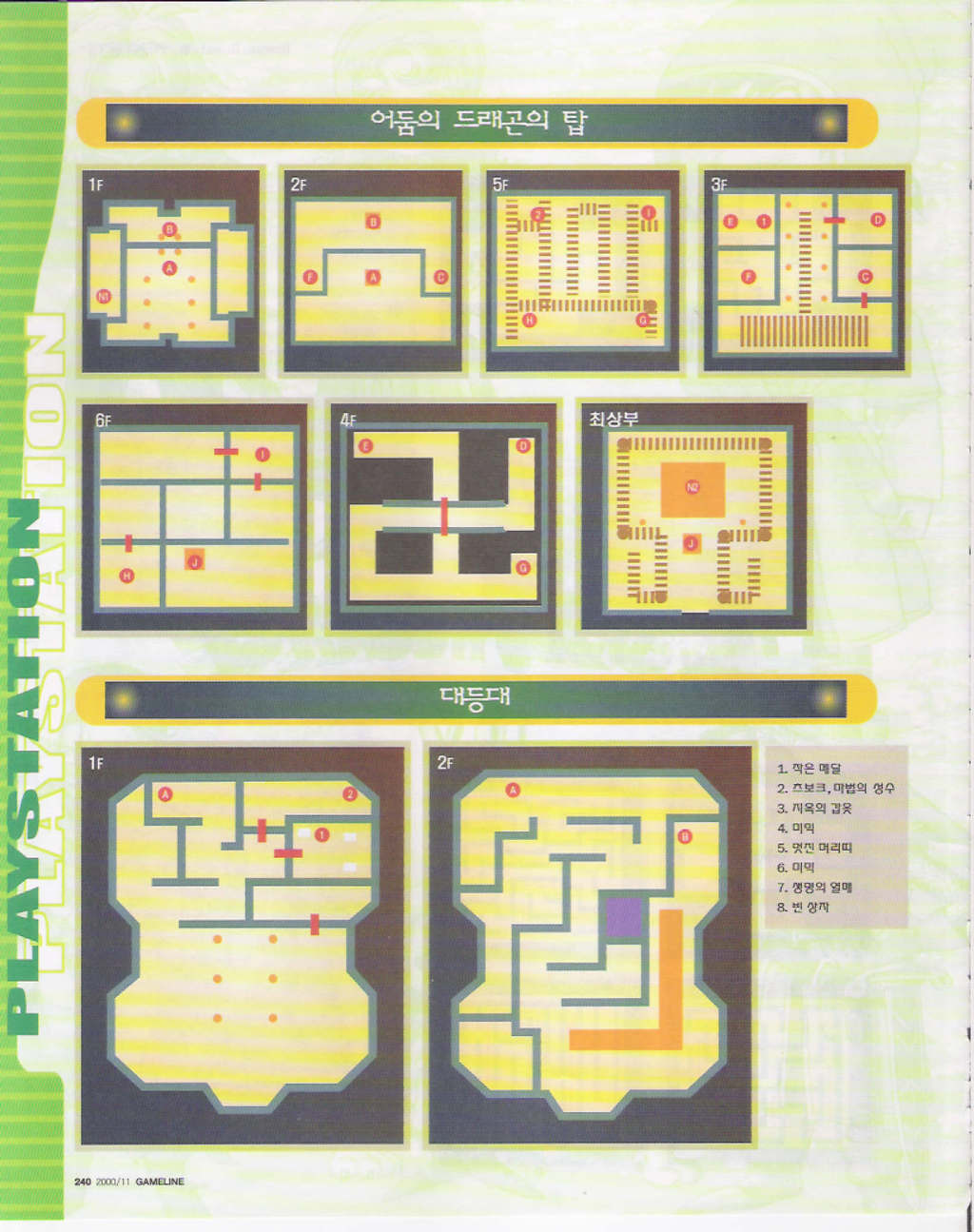 PS1 드레곤퀘스트7 공략집 1부