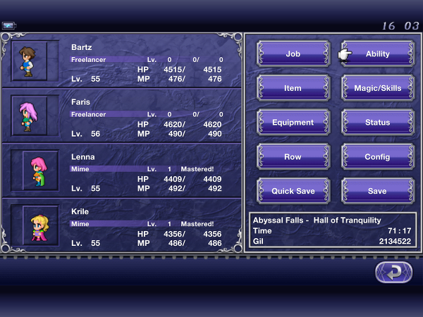 [뒷북] 파이날 판타지5 '신룡改' 잡은 후기 (아이패드용)_1.jpg