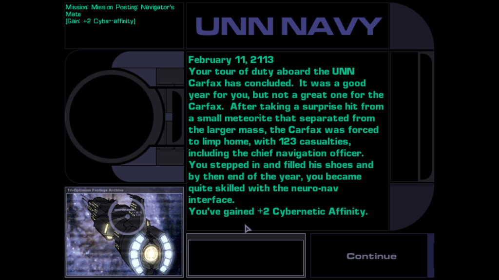 시스템 쇼크 2 - [01c] 병과 선택 - Navy, 해군_7.jpg