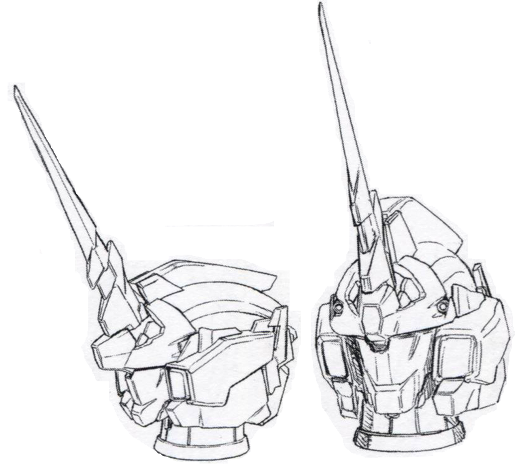 RX-0 유니콘 건담 유니콘 모드 헤드 조형_1.jpg
