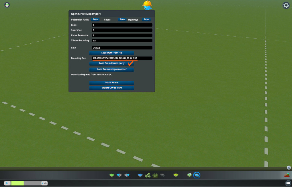 실제지도에서 지형과 도로를 가져오는 모드_9.jpg