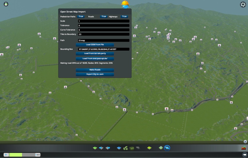 실제지도에서 지형과 도로를 가져오는 모드_12.jpg