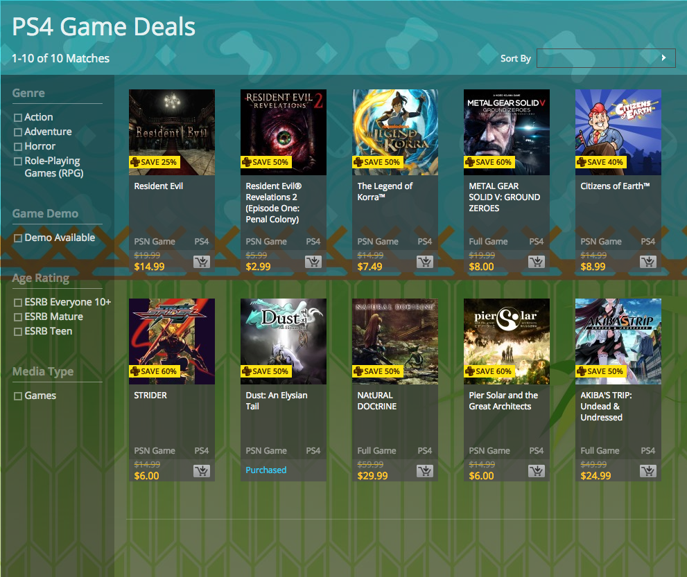 [북미] PSN Golden Week Sale 플레이스테이션 정보