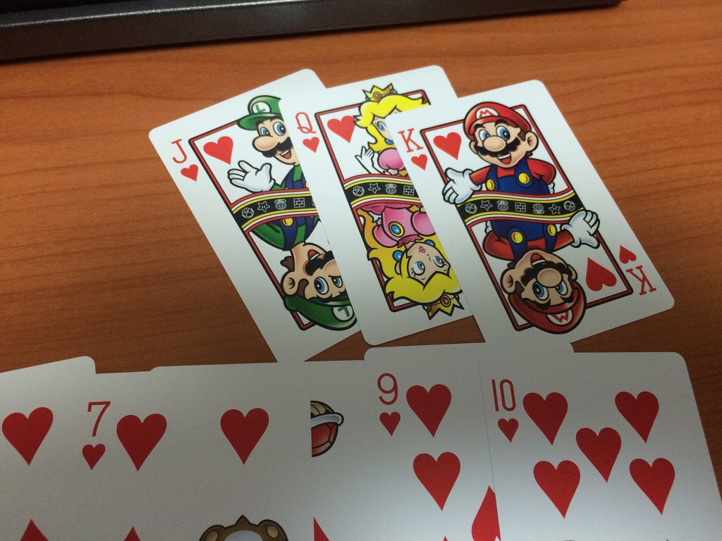 핵 귀여운 닌텐도 마리오 트럼프 카드 입니다! _20.jpg