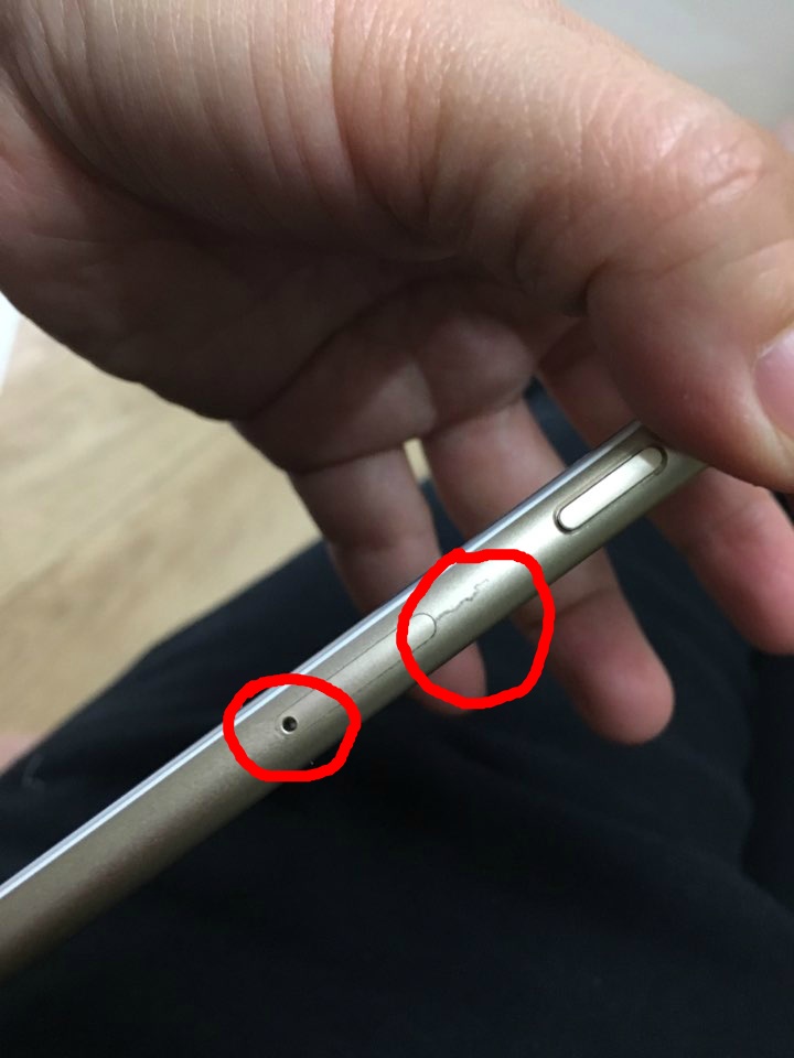어제 개통한 아이폰6S 골드 상태_2.jpg