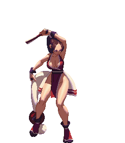 gelbooru.com 2388667 1girl animated animated_gif bouncing_breasts breasts brown_hair fan fatal_fury king_of_fighters_xiii full.gif