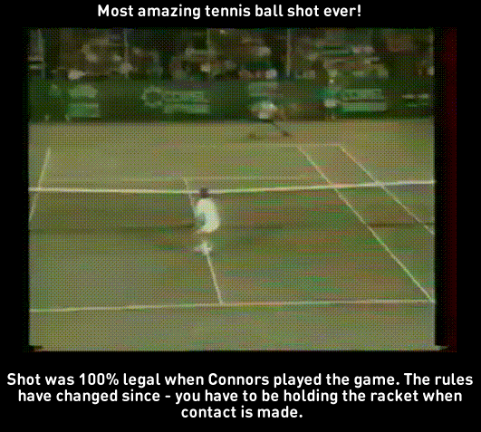테니스 역사상 단 한 번 밖에 볼 수 없었던 기술.gif