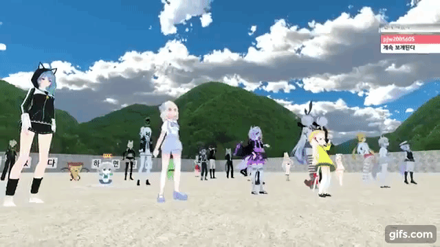 미쳐버린 VR Chat 근황_40.gif