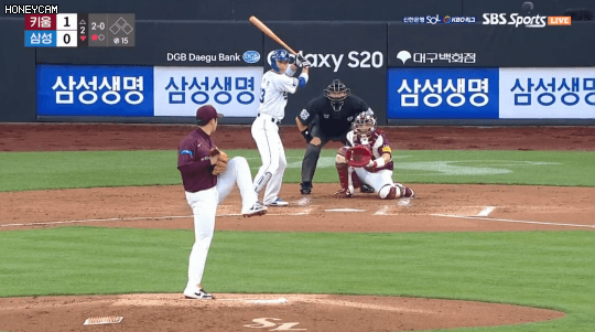 (데이터주의) '박해민 3안타+박승규 호수비' 삼성, 키움에 위닝시리즈_3.gif