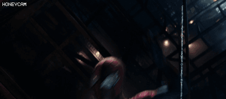 어메이징 스파이더맨 2 시계탑 명장면_8.gif