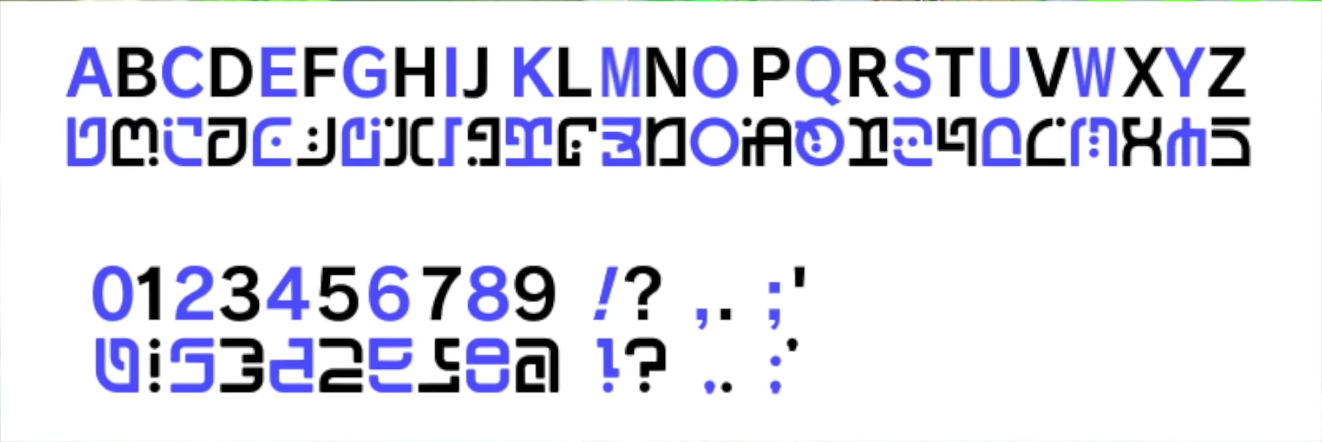 별의 커비 디스커버리 세계관 내 언어