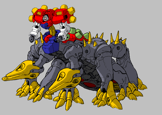 데빌건담(얼티밋) 1형태일때 설정화 같은게 있나요?_3.gif