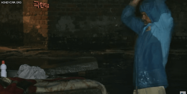 인도 빨래쟁이로 살아가는 불가촉천민들gif