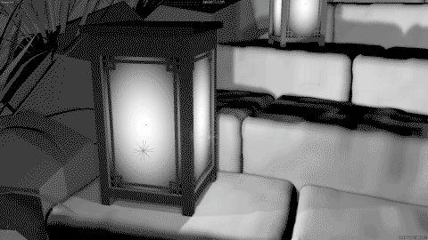 3D로 만든 조선풍 사이버펑크 세계입니다._27.gif