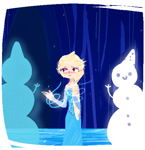 겨울왕국) 난 외롭지 않아!_5.gif