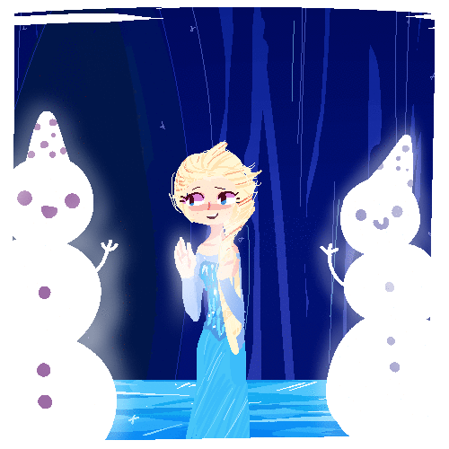 겨울왕국) 난 외롭지 않아!_6.gif