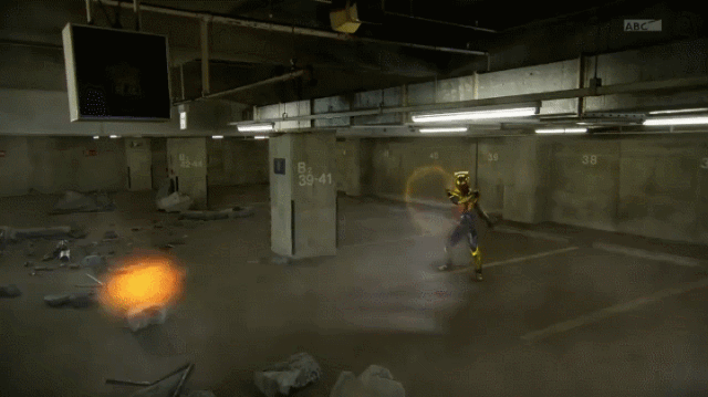 [가면라이더 더블, 드라이브] 고화력 광역기 vs 고속이동_69.gif