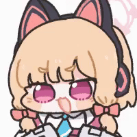 블루아카) 리듬천국 코러스맨_1.gif