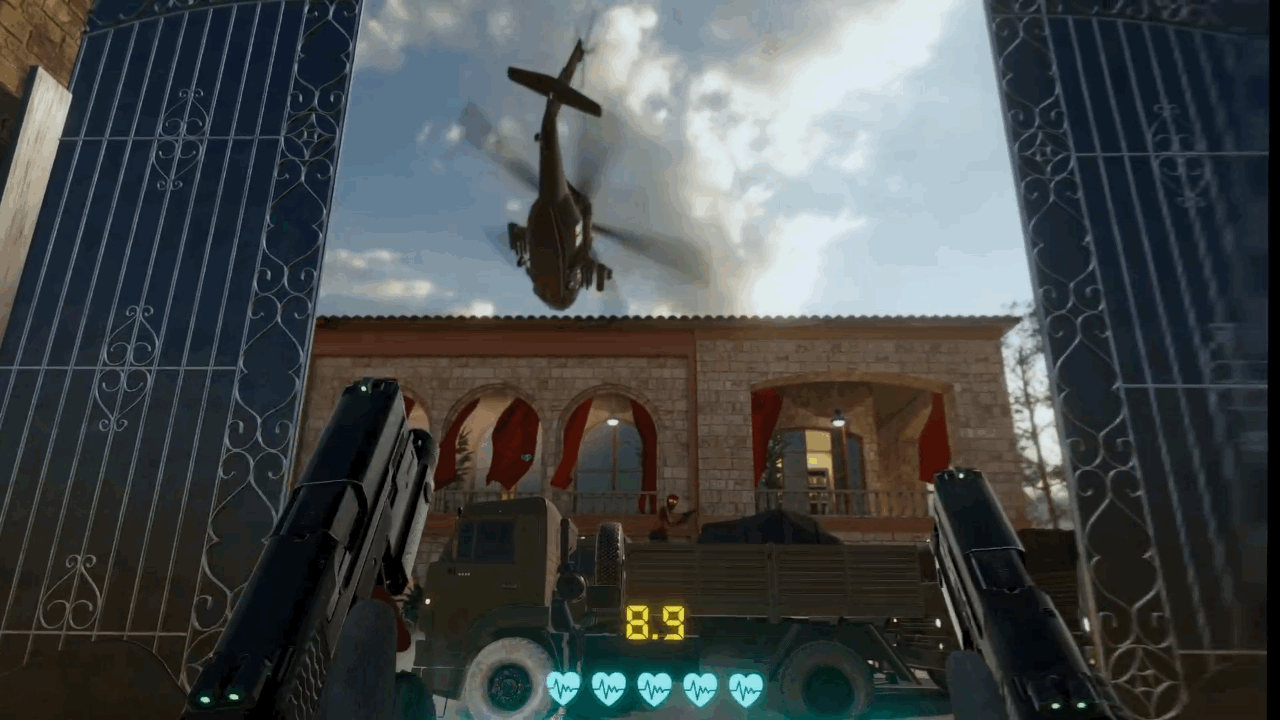 [신작 리뷰] 레일 슈터 갓 겜 등장! Aim Assult 데모 플레이 후기!_9.gif