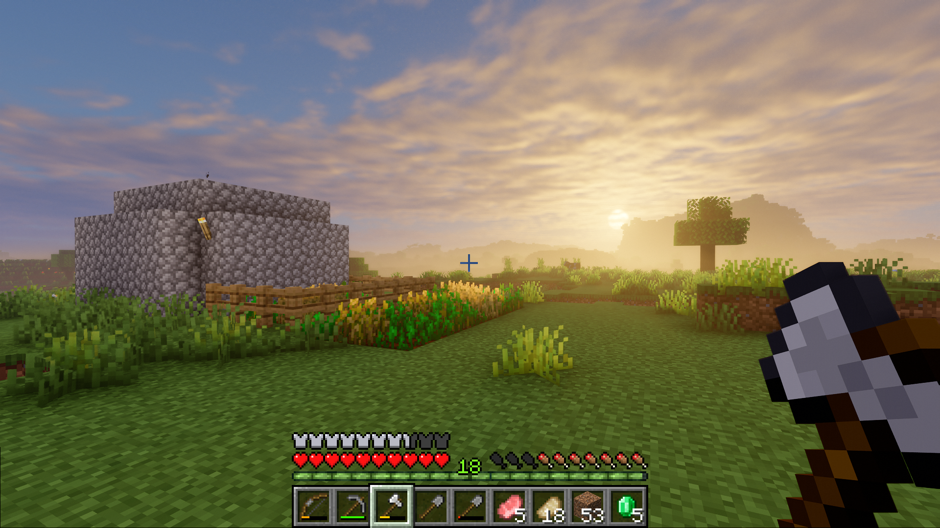 9년된 그래픽카드로 돌린 마인크래프트