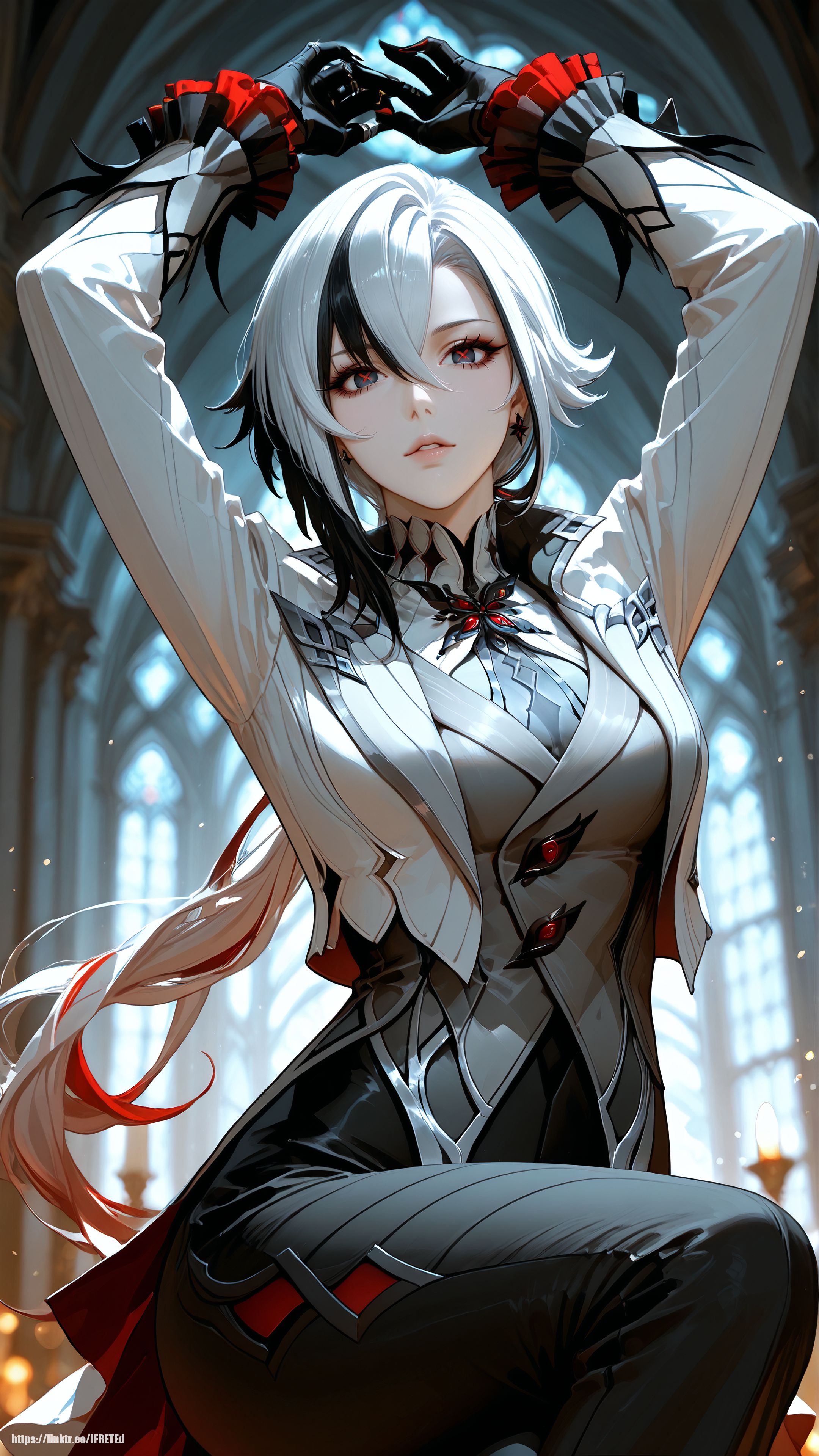 AI 창작그림 게시판 아를레키노