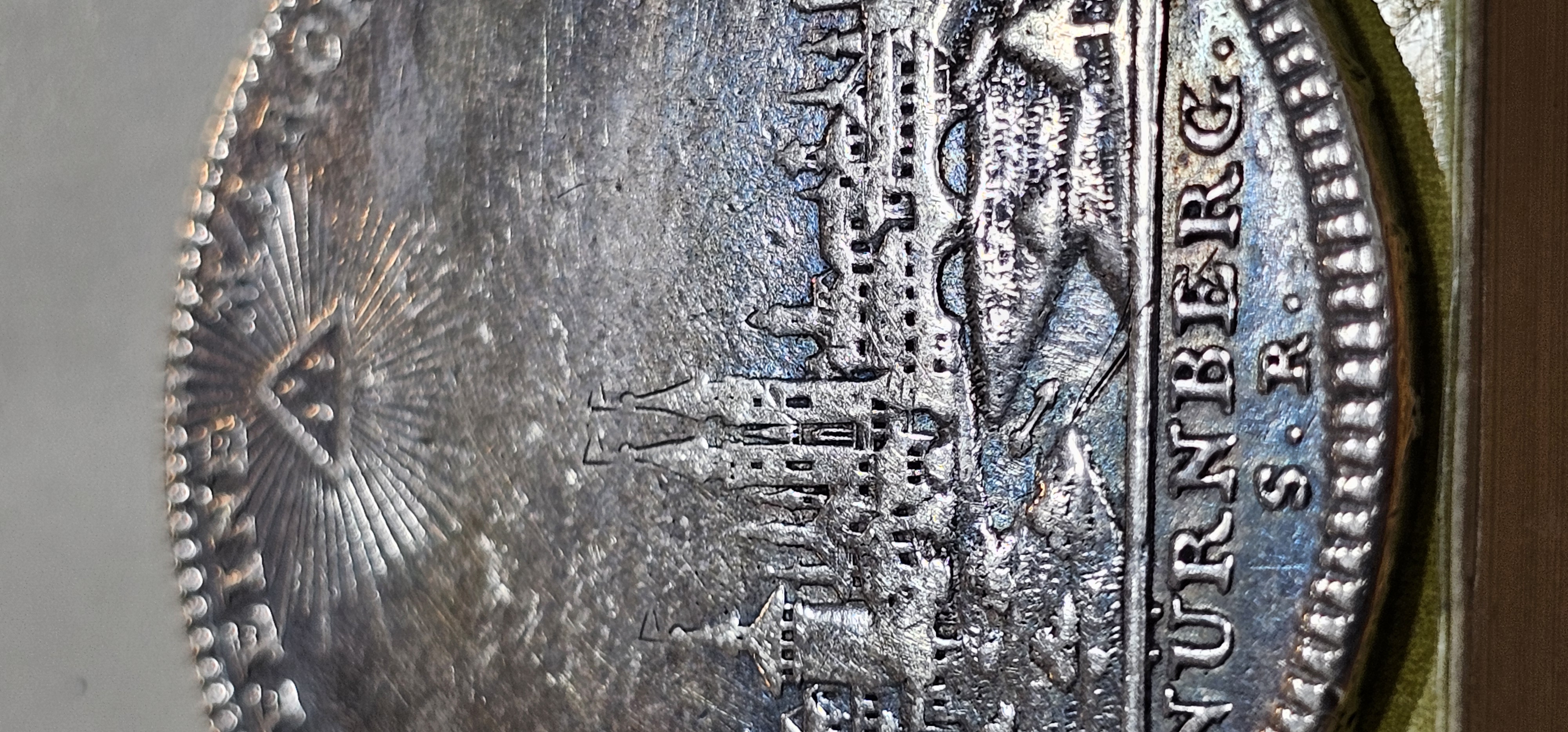 R리노아 1765년 뉘른베르크 시티뷰 탈러