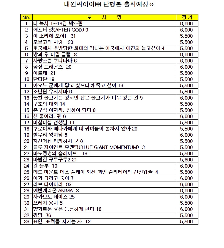 대원 2월 1주차 예정표_1.webp